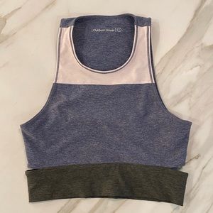 Outdoor voices Tri-tone Slashback crop S